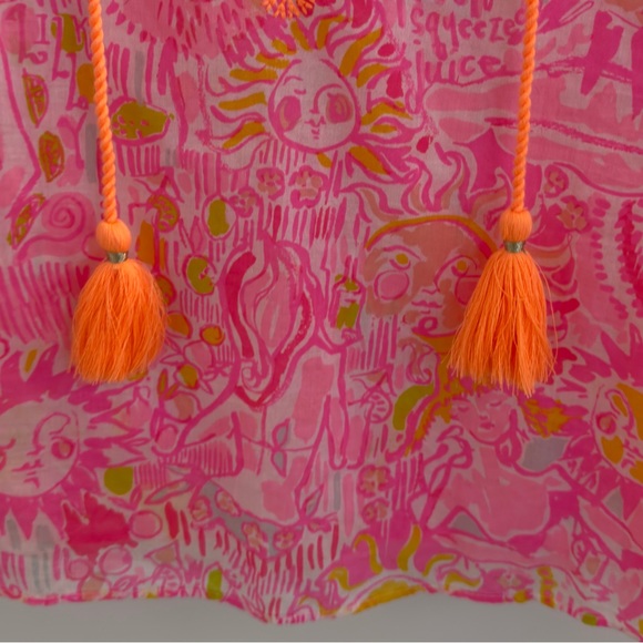 Lauren sleeveless cotton top in Pink Pout More Tiki in the Keys- Medium - Picture 4 of 6